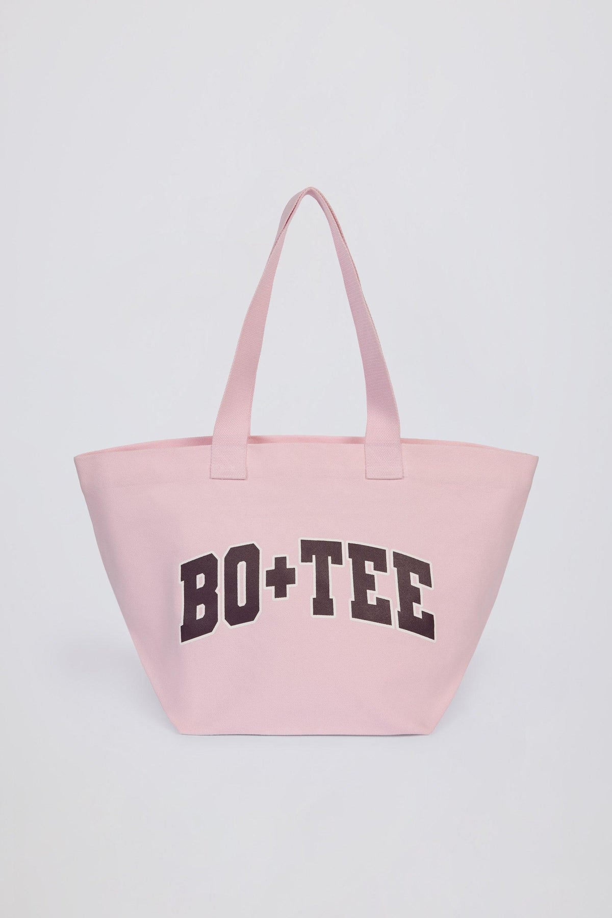 Oversized Tote Bag In Powder Pink
