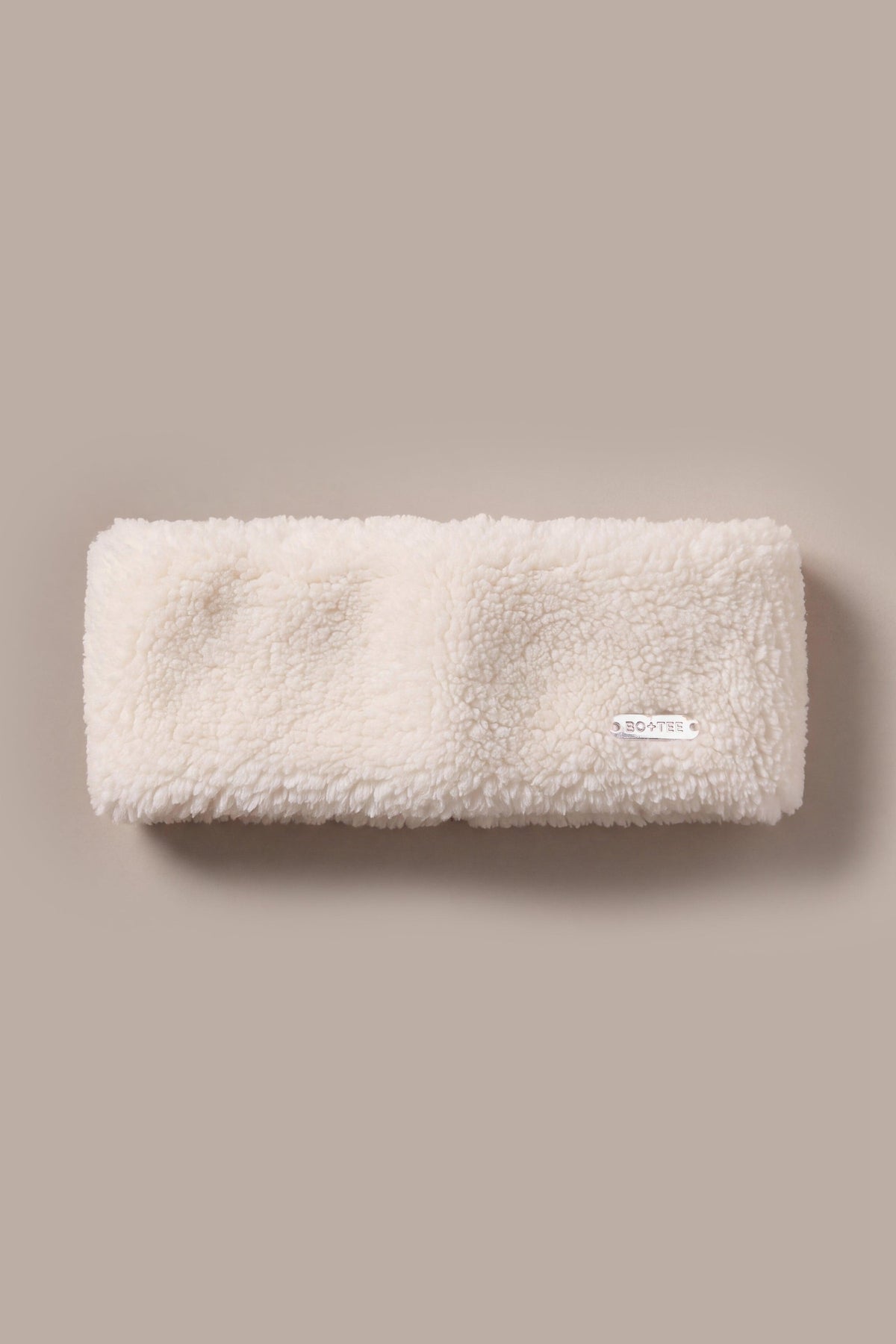 Teddy Fleece Headband In Vanilla