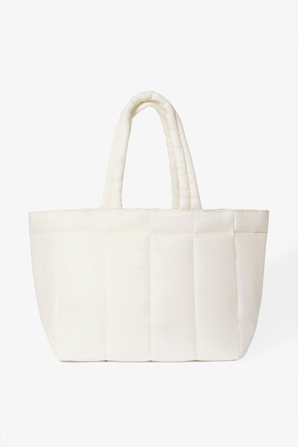Waterproof Puffer Tote Bag In Ice