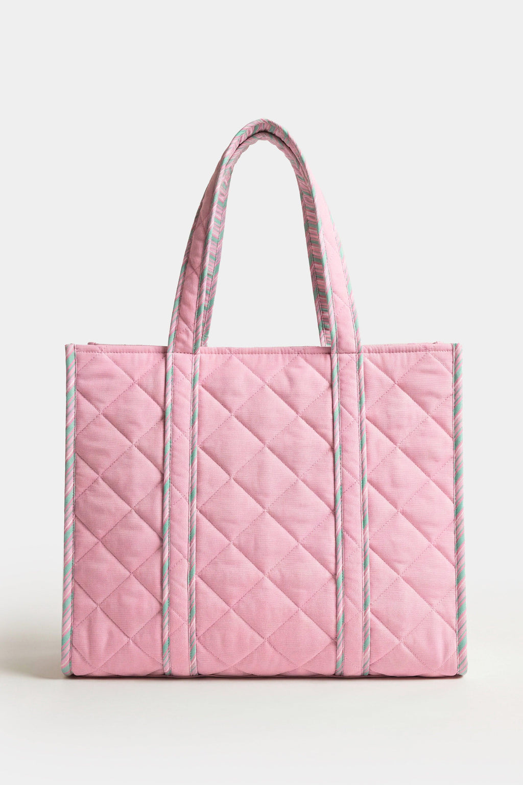 Jersey Tote Bag In Sweet Pink