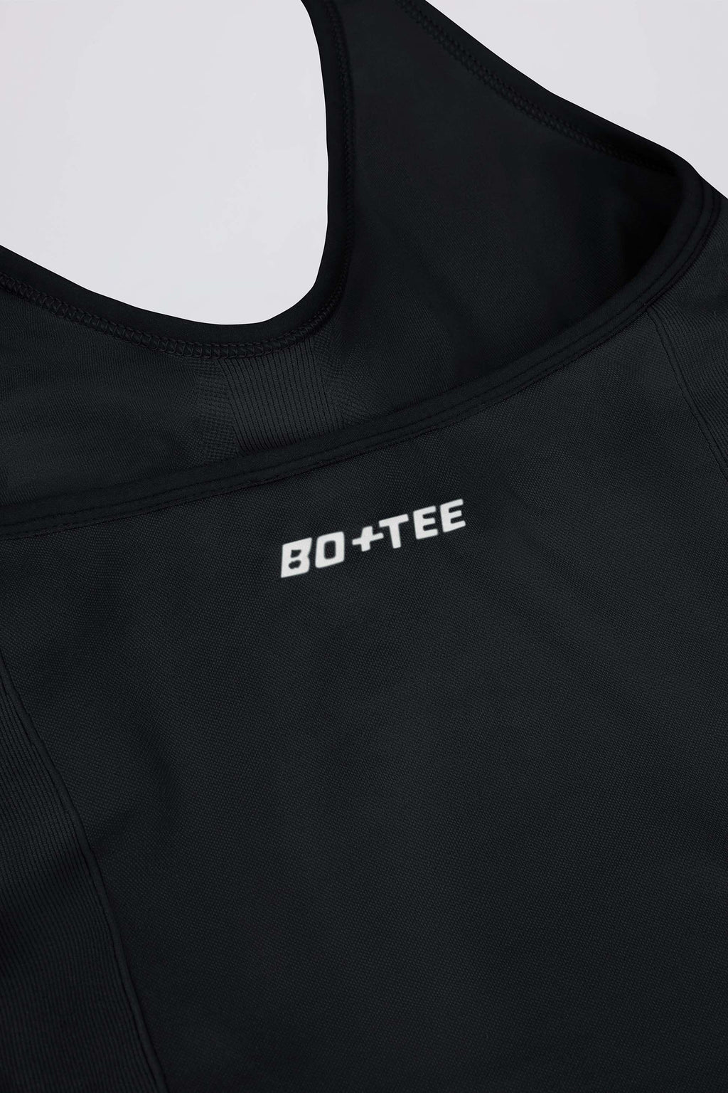 Define Luxe Halterneck Tank Top In Black
