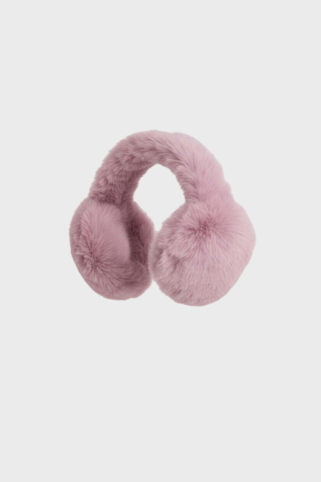 Faux-fur Earmuffs In Powder Pink