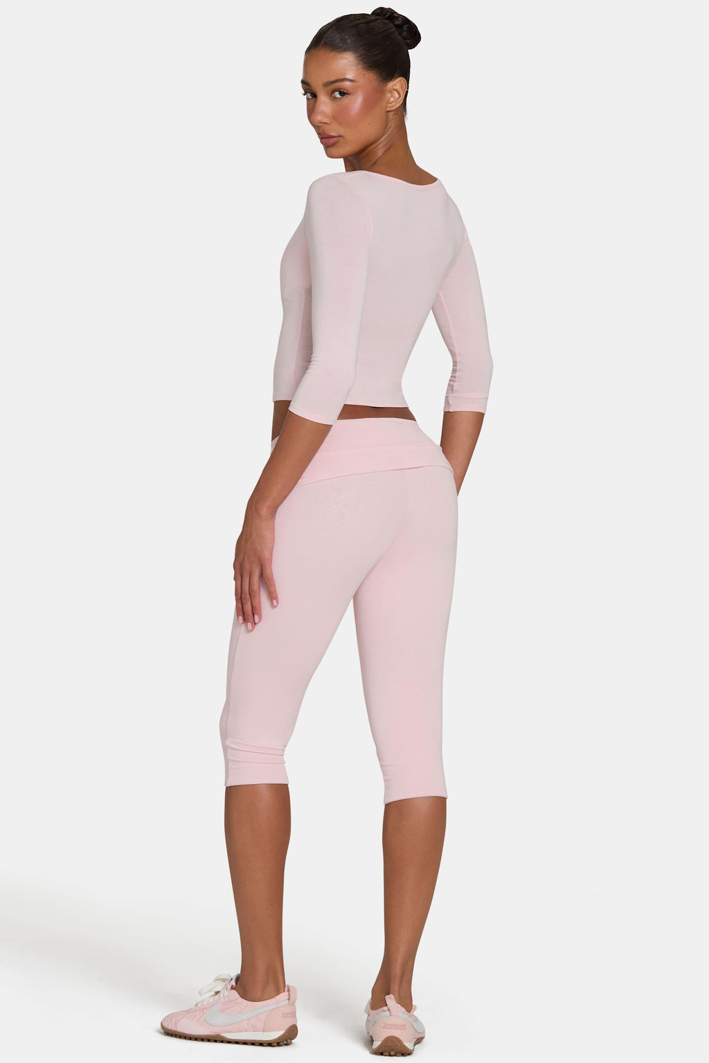 Buttercloud™ Capri Leggings In Blush