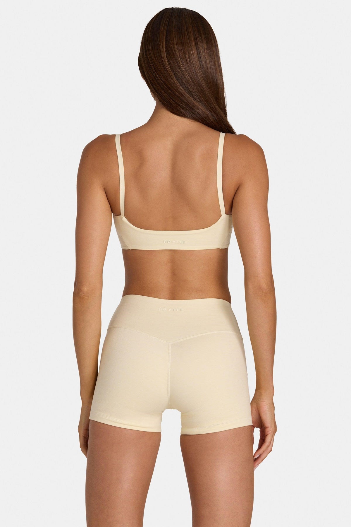 Soft Active Low-impact Sports Bra In Lemon Marl