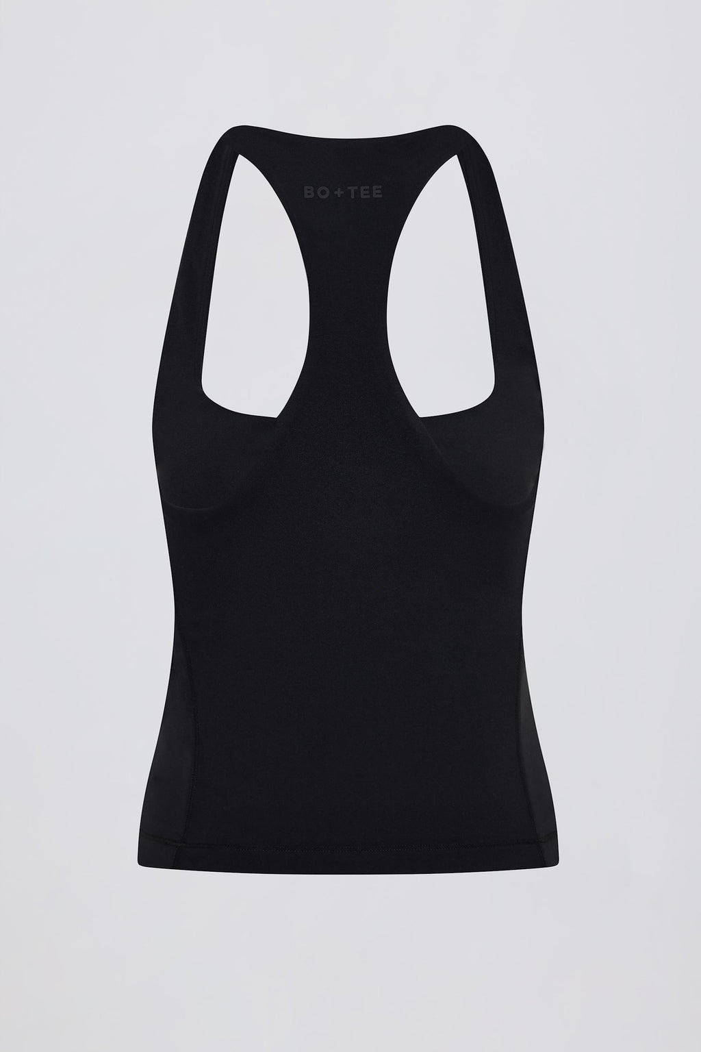 Soft Active Racerback Tank Top In Black