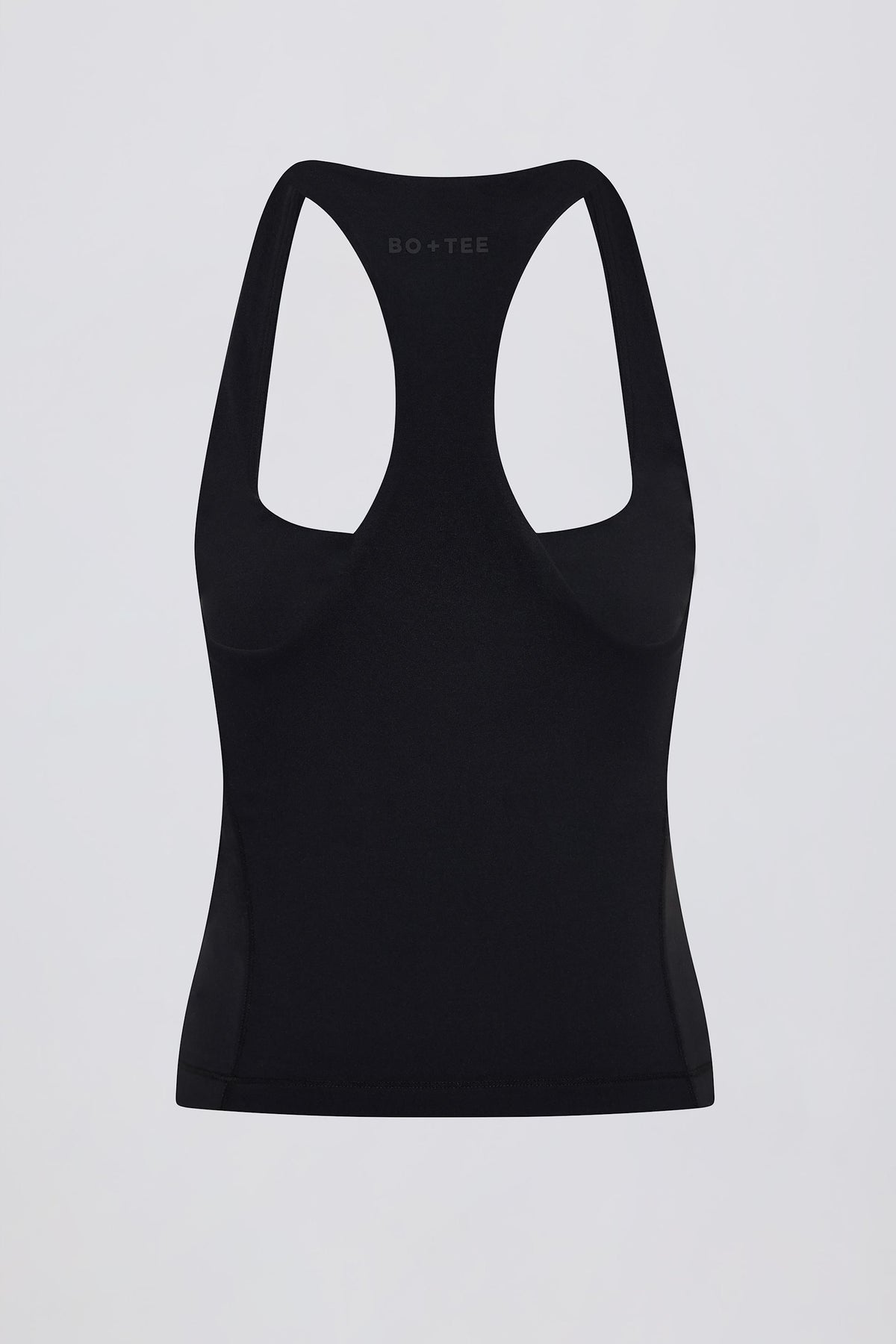 Soft Active Racerback Tank Top In Black