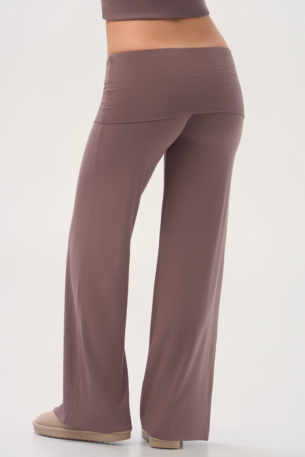 Buttercloud™ Wide-leg Trousers In Chestnut