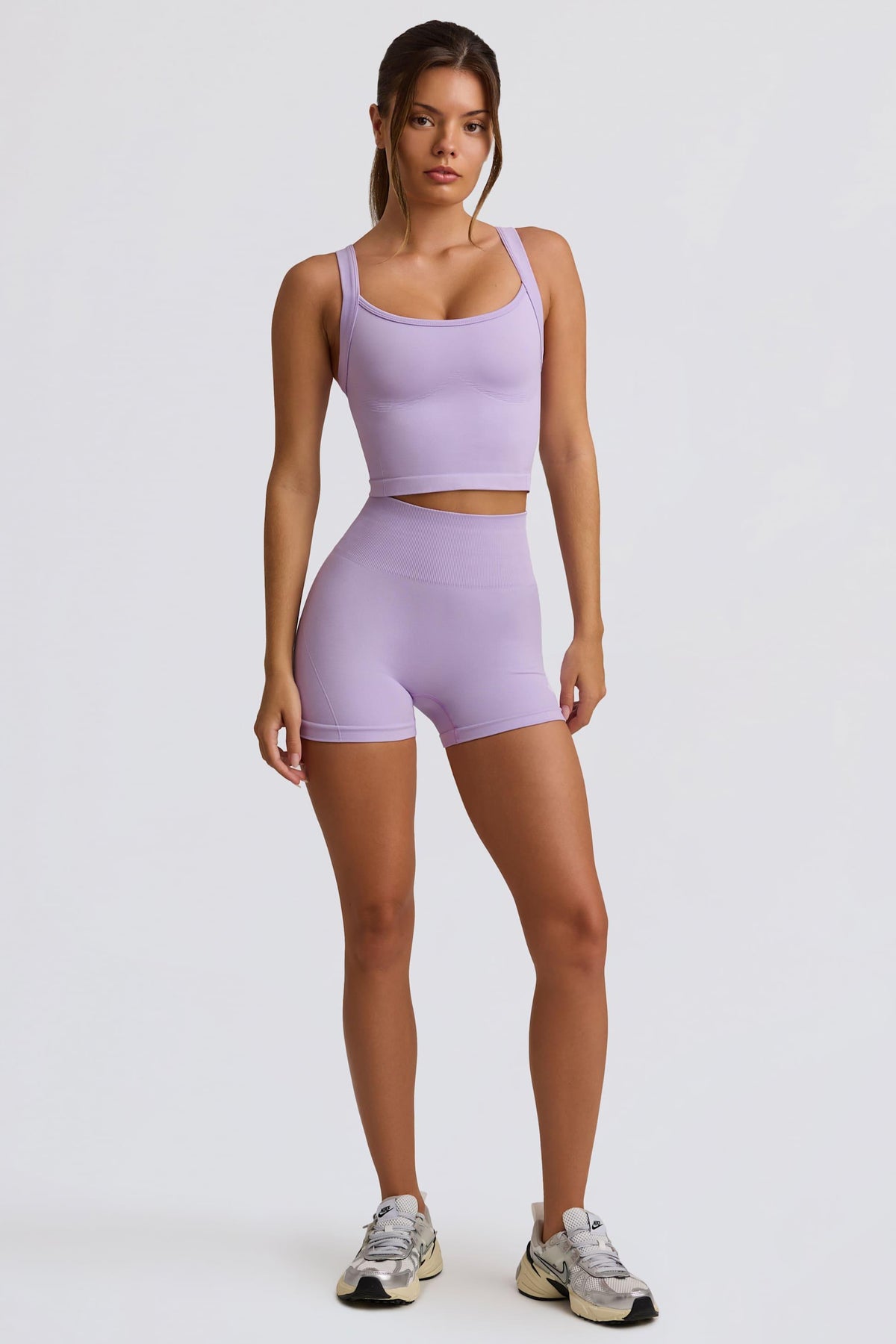 Super Sculpt Seamless Longline Camisole Top In Lavender