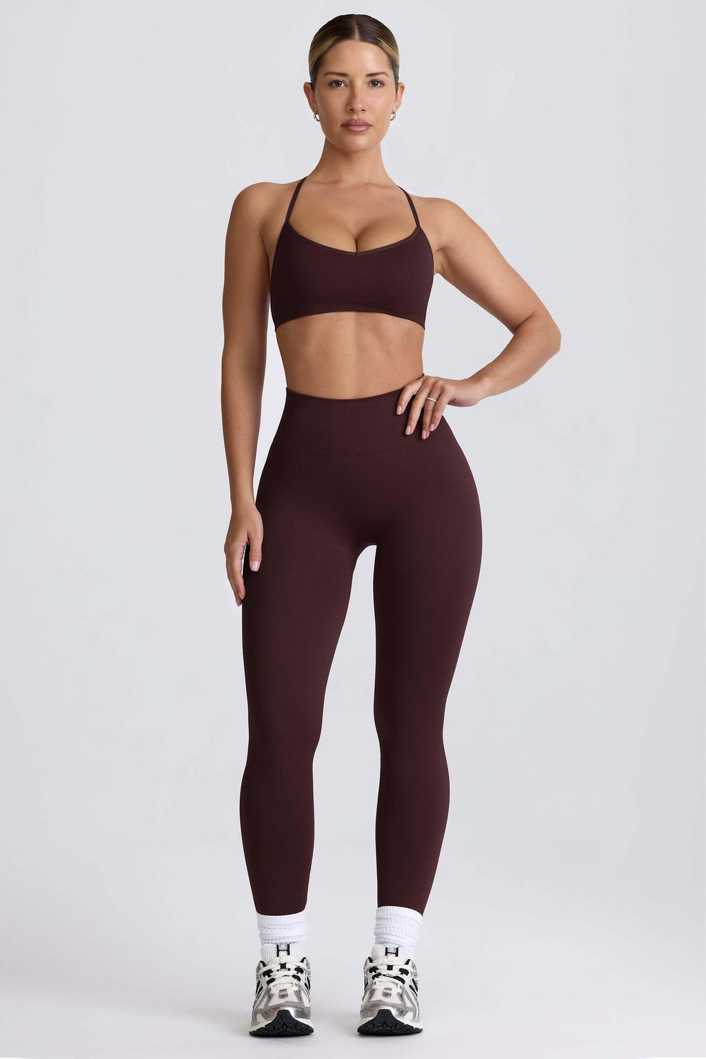 Super Sculpt Seamless Leggings In Chocolate