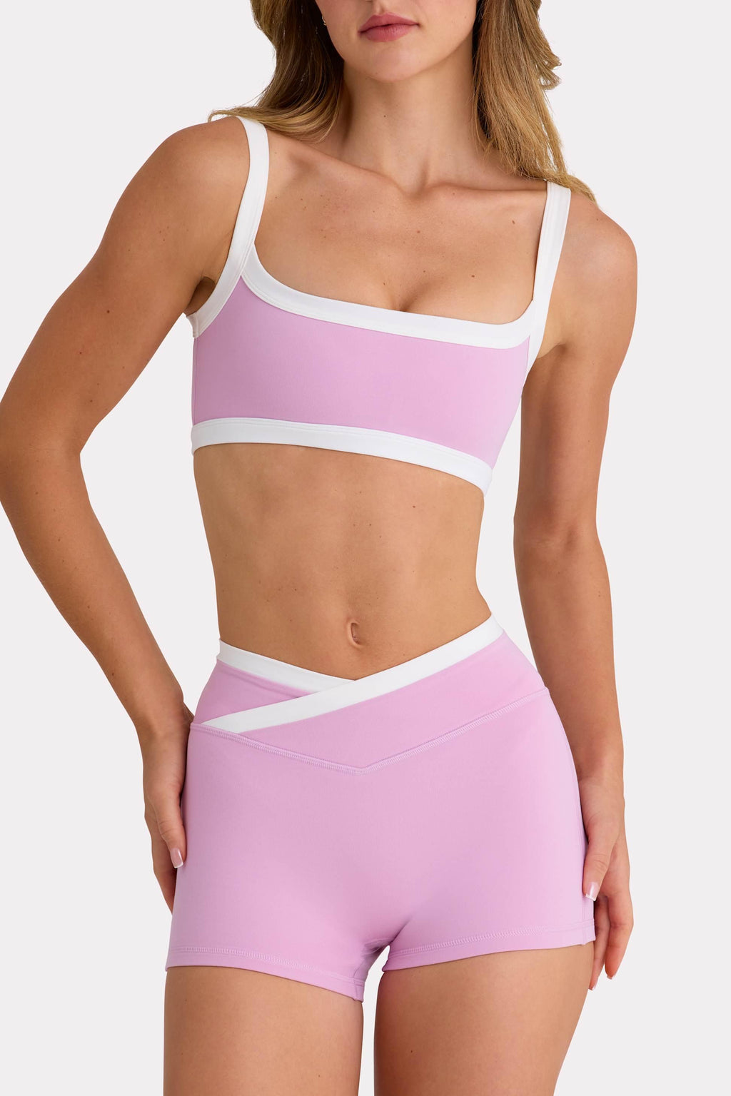 Soft Active Shorts In Sweet Pink