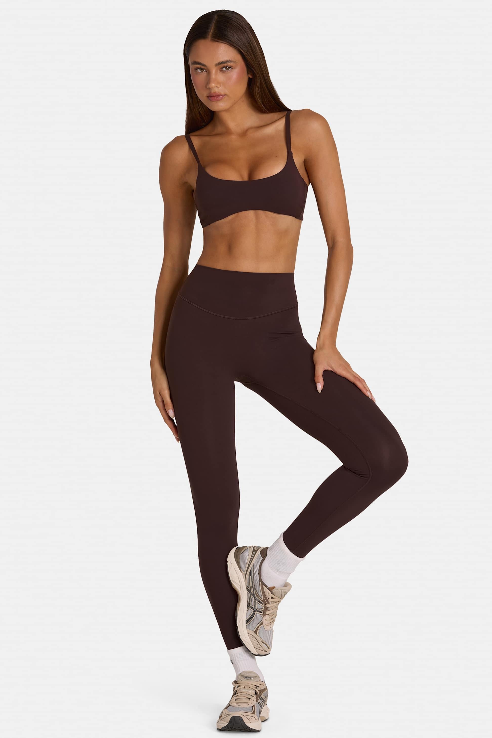 Soft Active Full-length Leggings In Espresso