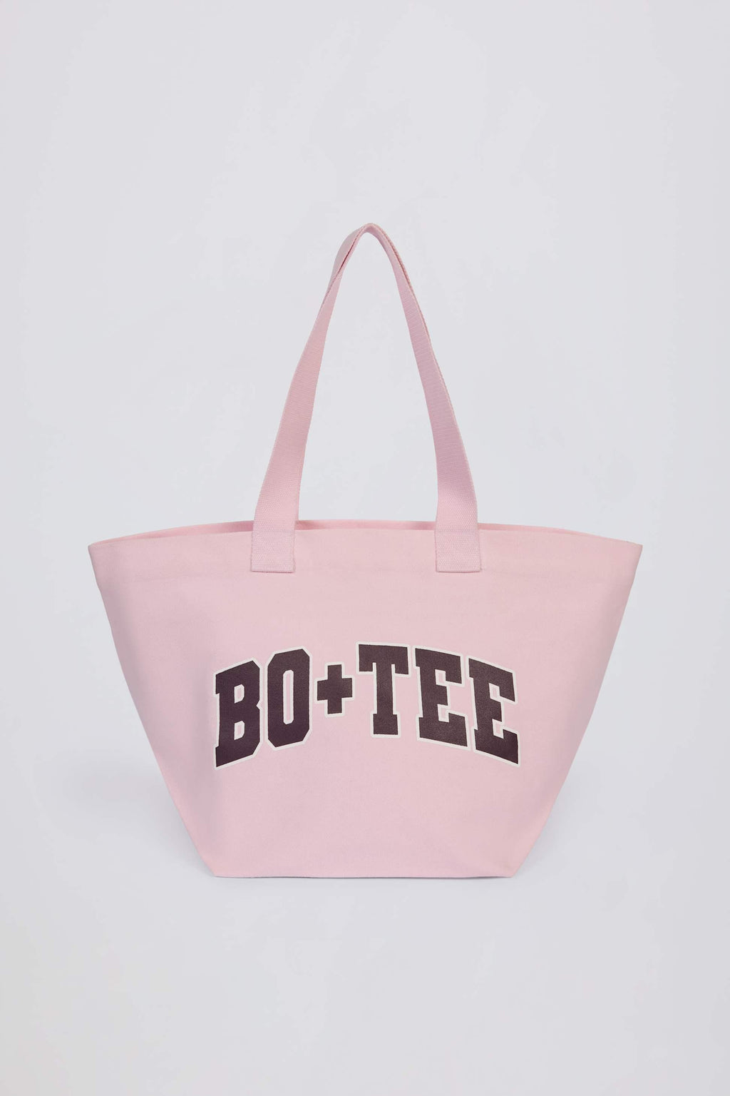 Oversized Tote Bag In Powder Pink
