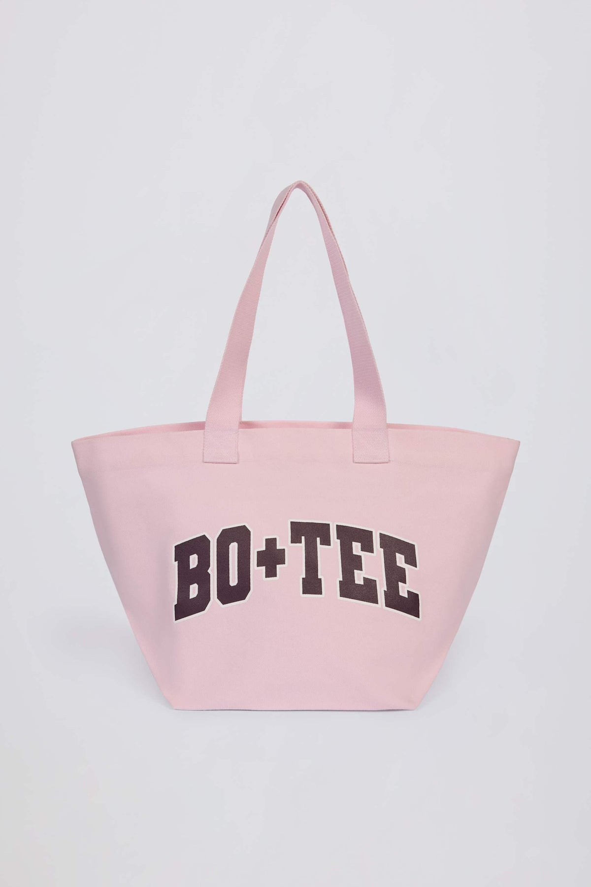 Oversized Tote Bag In Powder Pink
