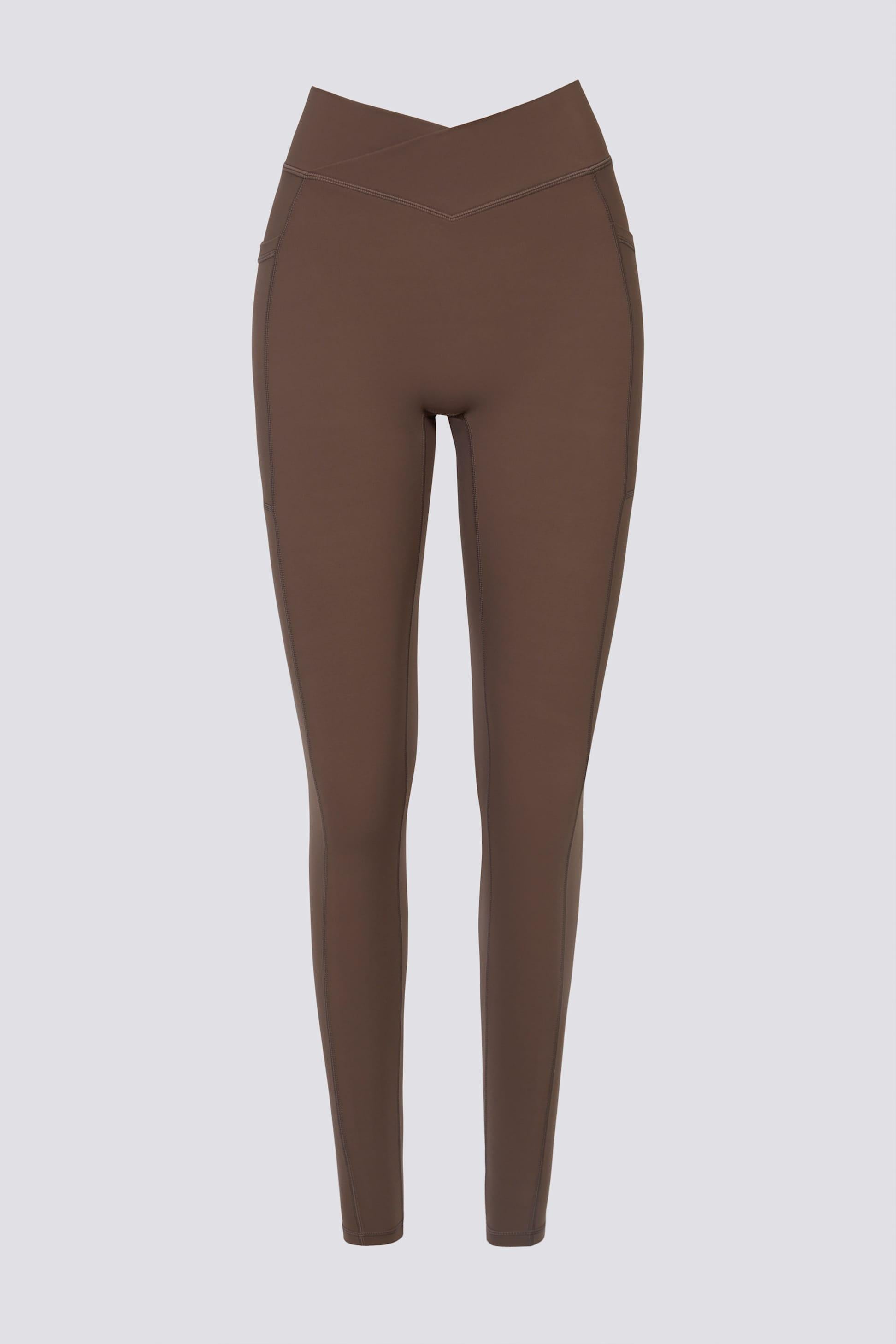 Soft Active Full-length Leggings In Cocoa
