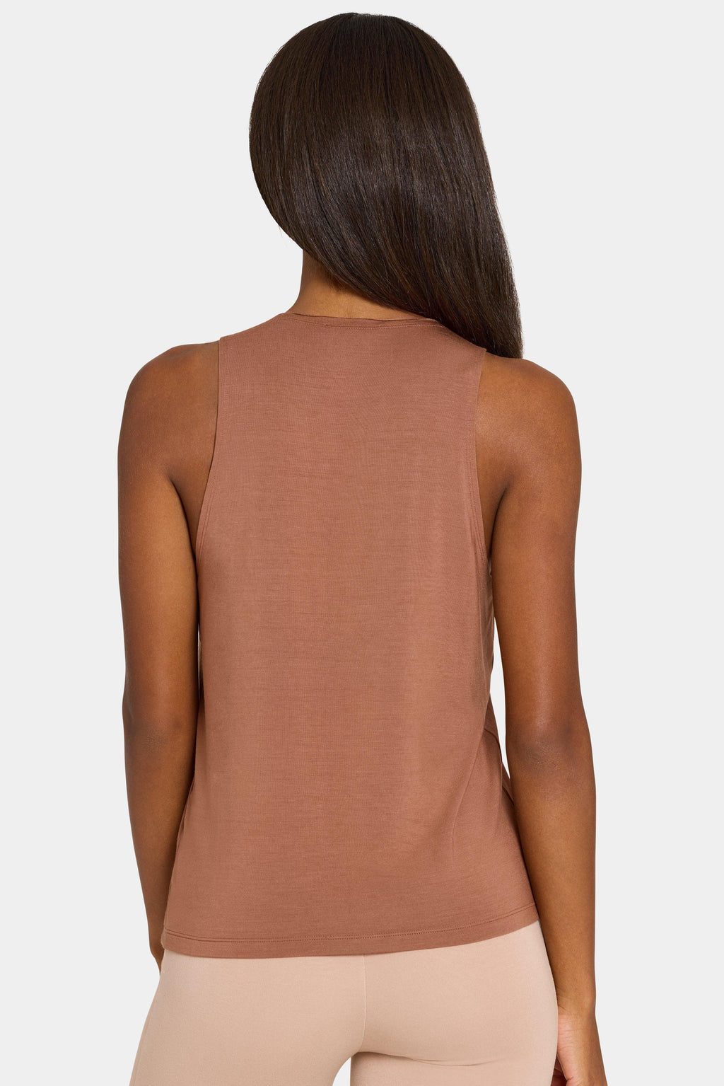 Buttercloud™ Slouchy Tank Top In Cocoa
