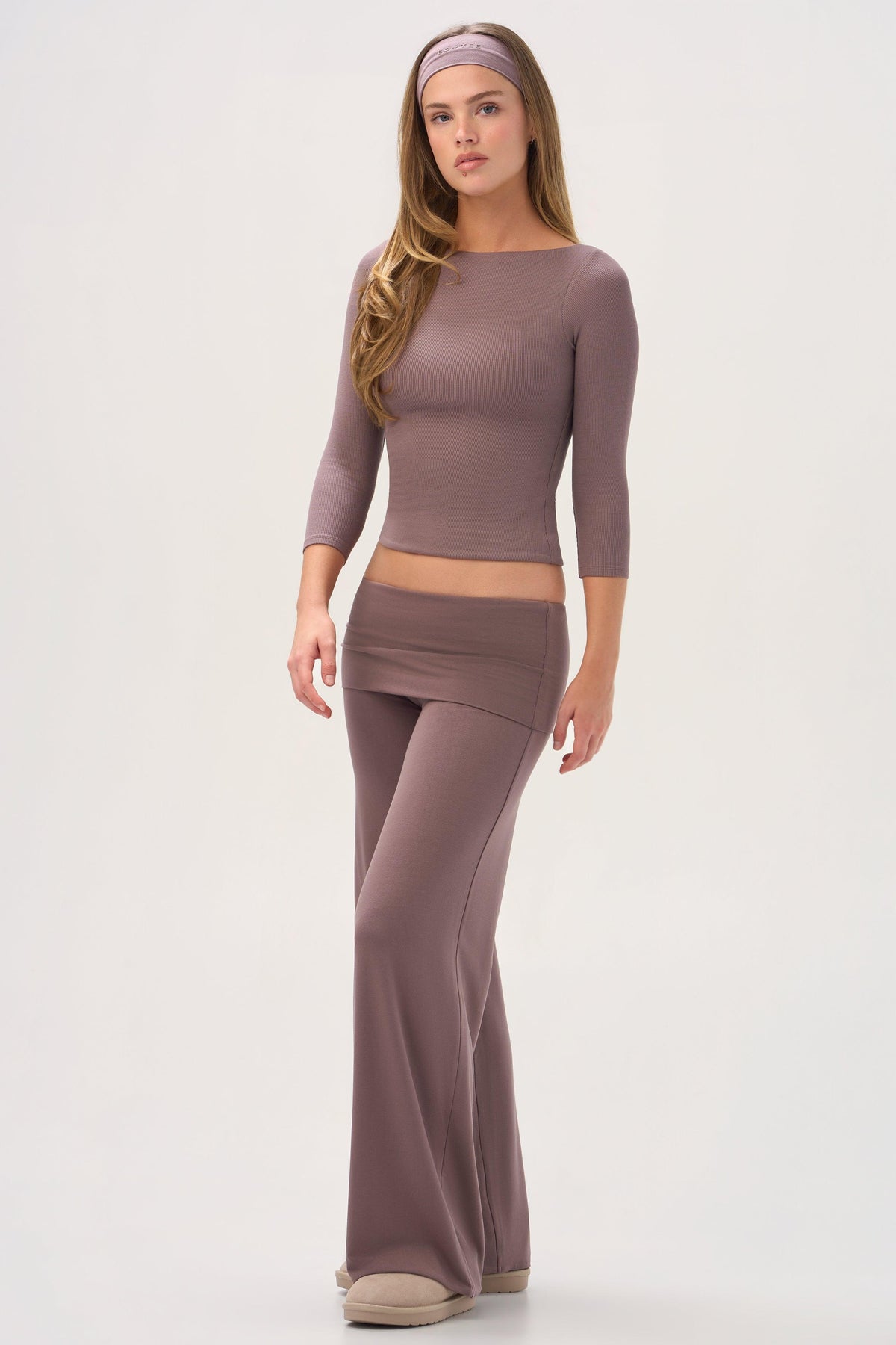 Buttercloud™ Wide-leg Trousers In Chestnut