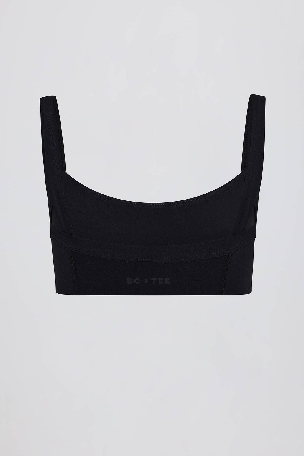 Soft Active Seam-detail Sports Bra In Black