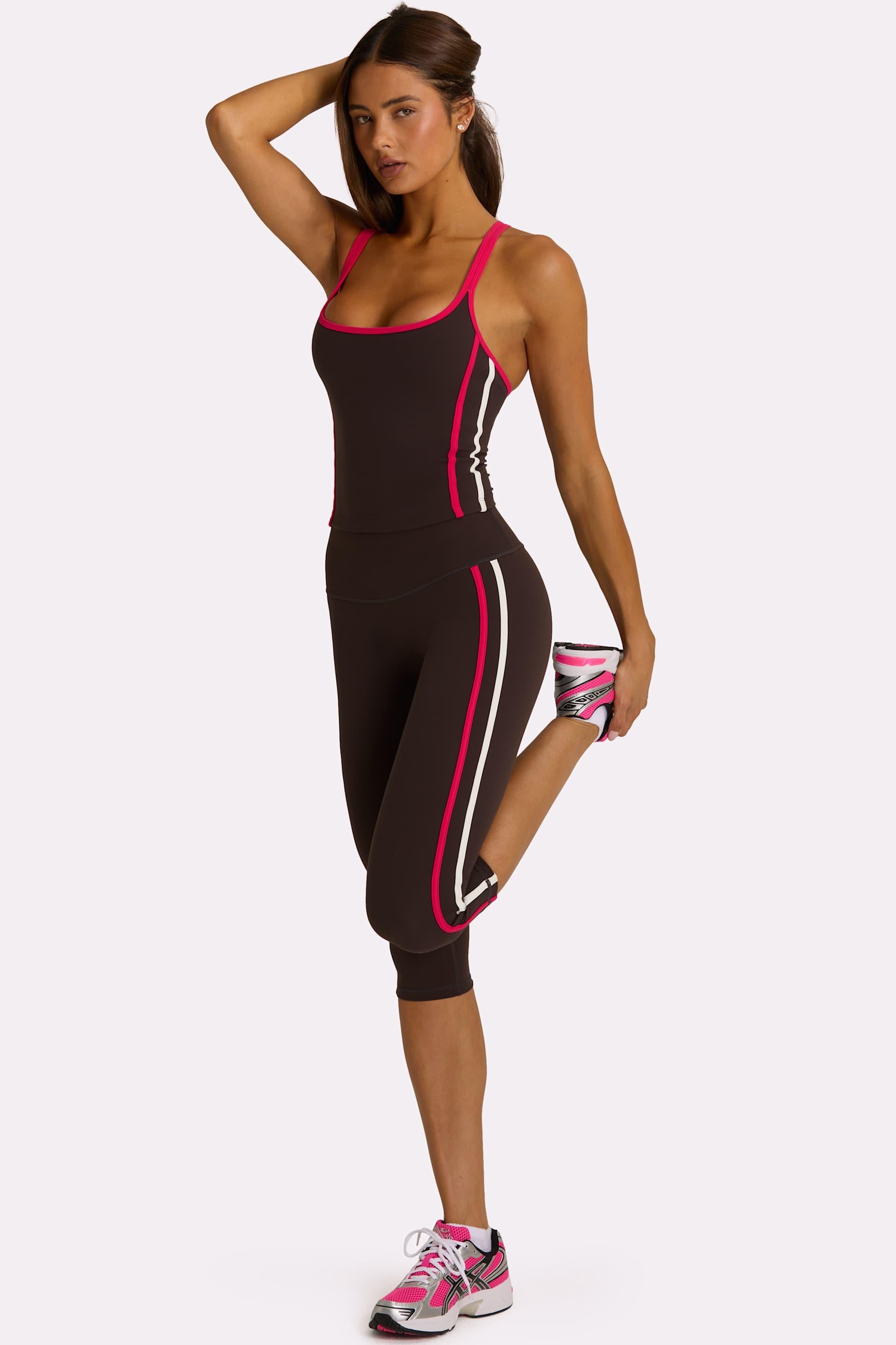 Soft Active Capri Leggings In Truffle