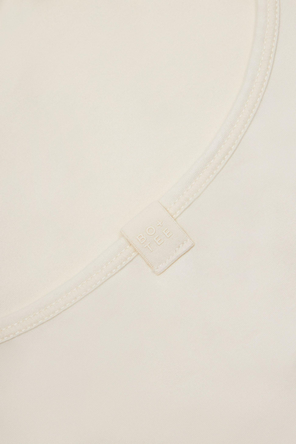 Cross-back Tank Top In Cream