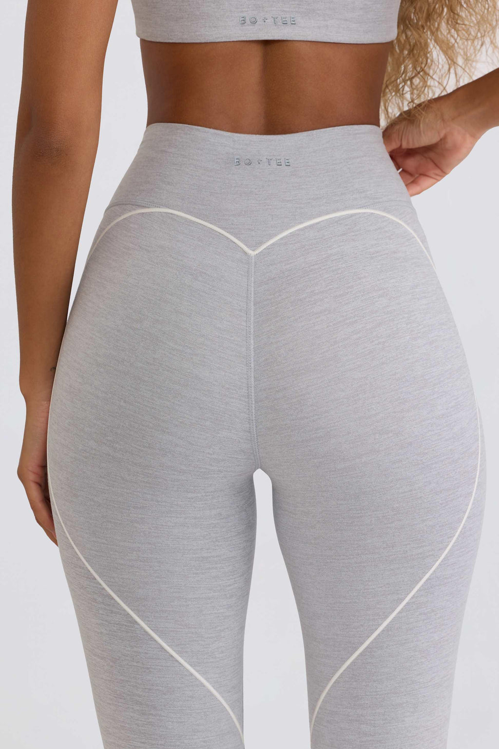 Soft Active Mid-rise Leggings In Grey