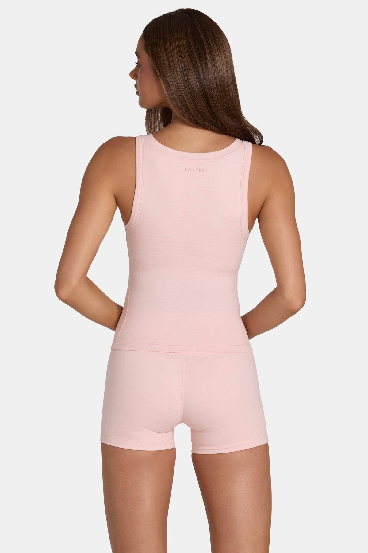 Soft Active Tank Top In Blush Marl