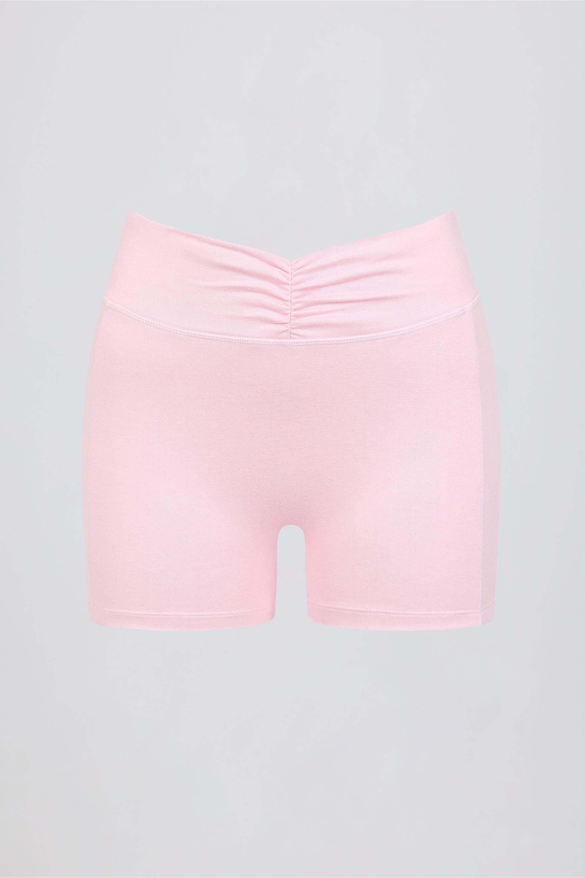Ruched Mini Shorts In Bloom