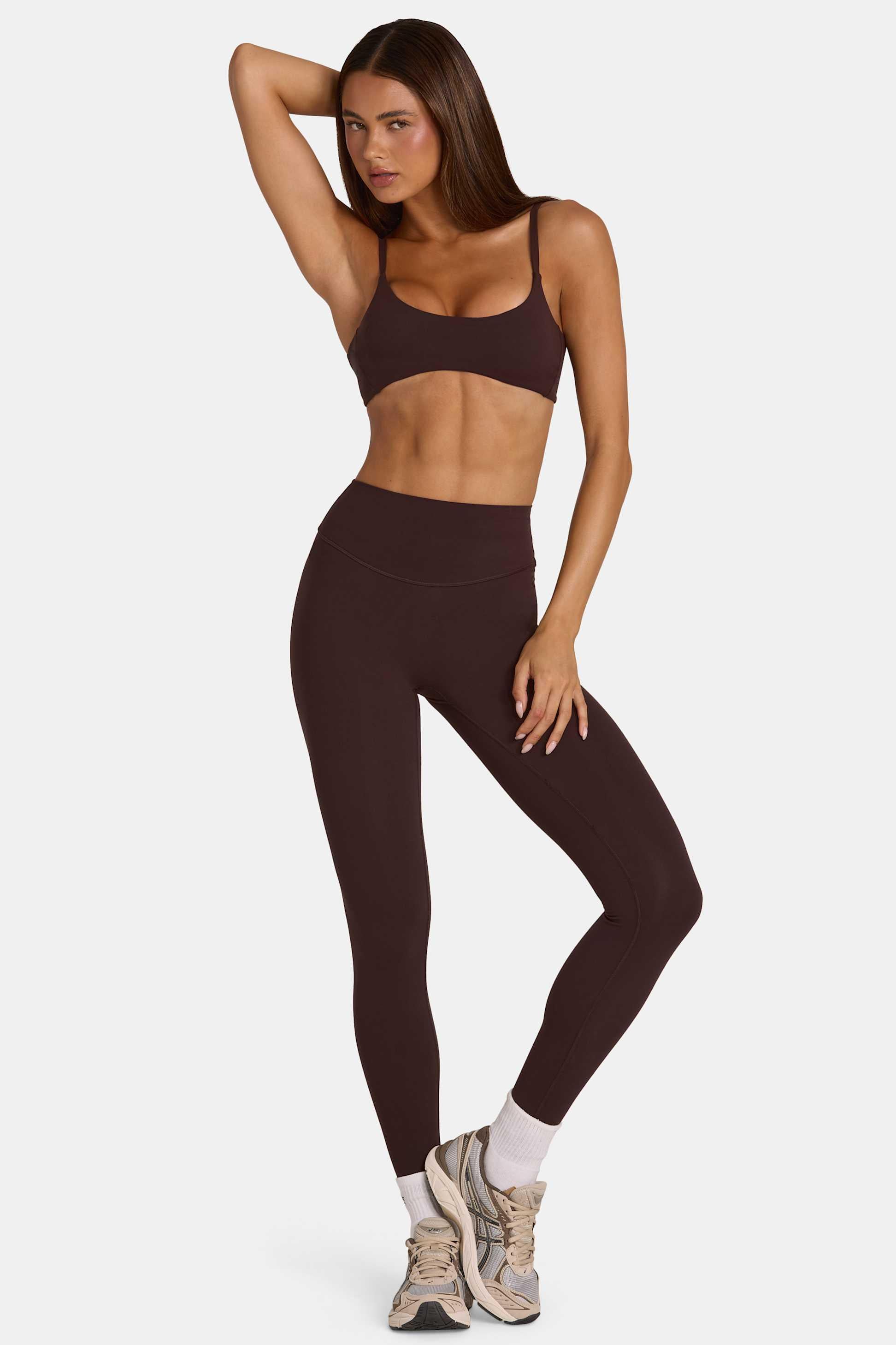 Soft Active Full-length Leggings In Espresso