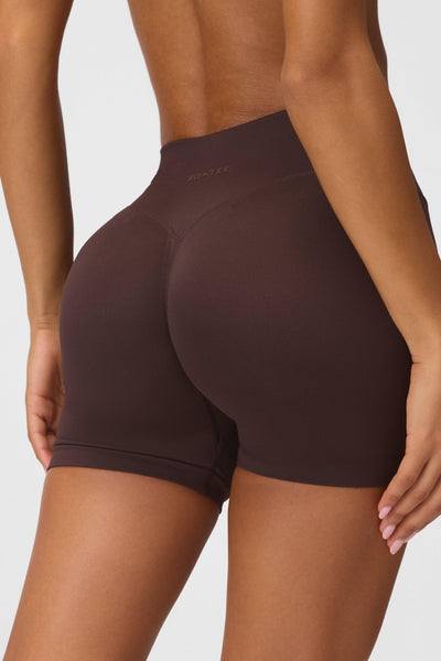 Seamless Shorts In Espresso