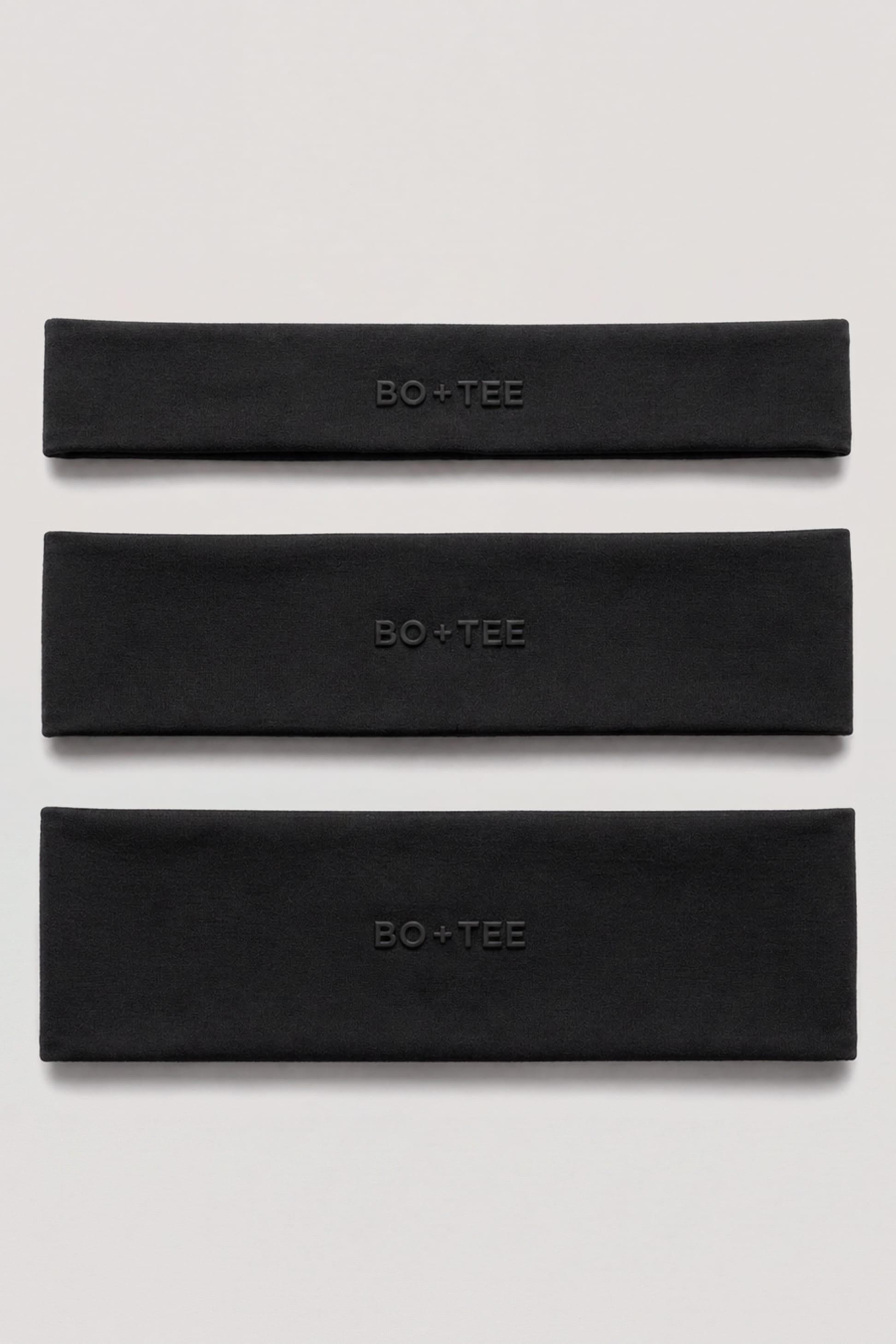 Soft Active Headband 3-pack In Black