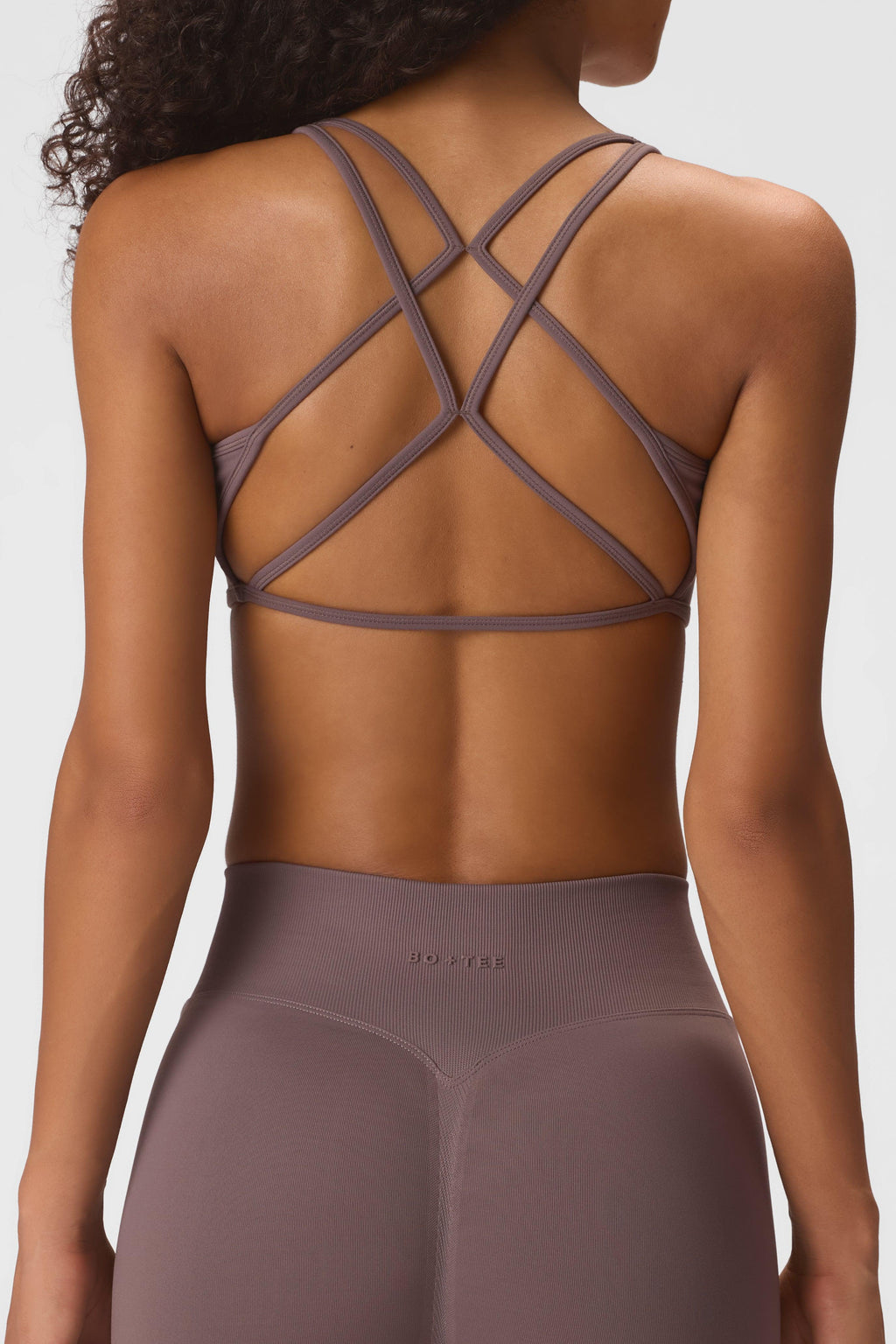 Soft Active Low-impact Sports Bra In Stone