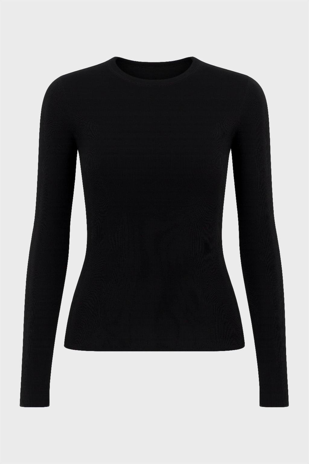 Thermal Long Sleeve Top In Black