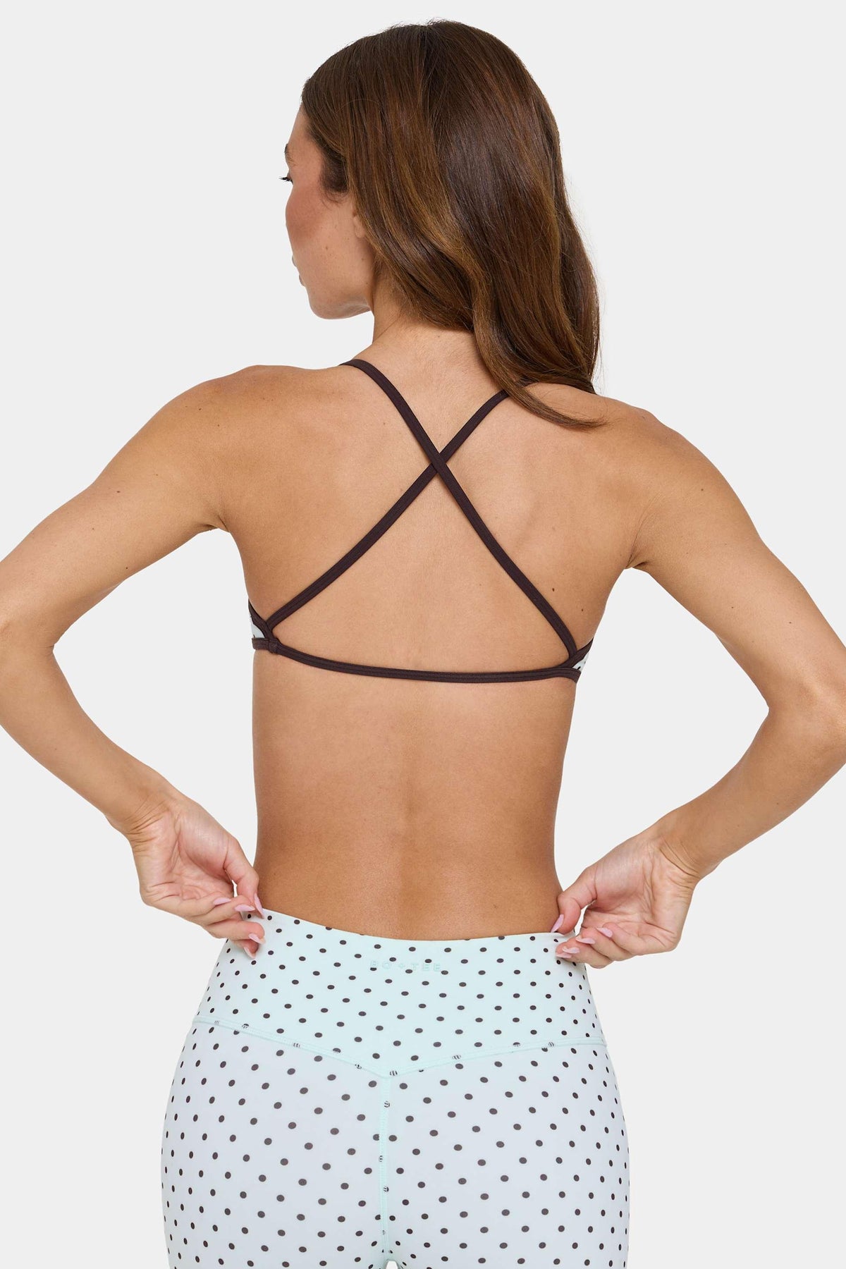 Soft Active Low-impact Sports Bra In Mint Chip