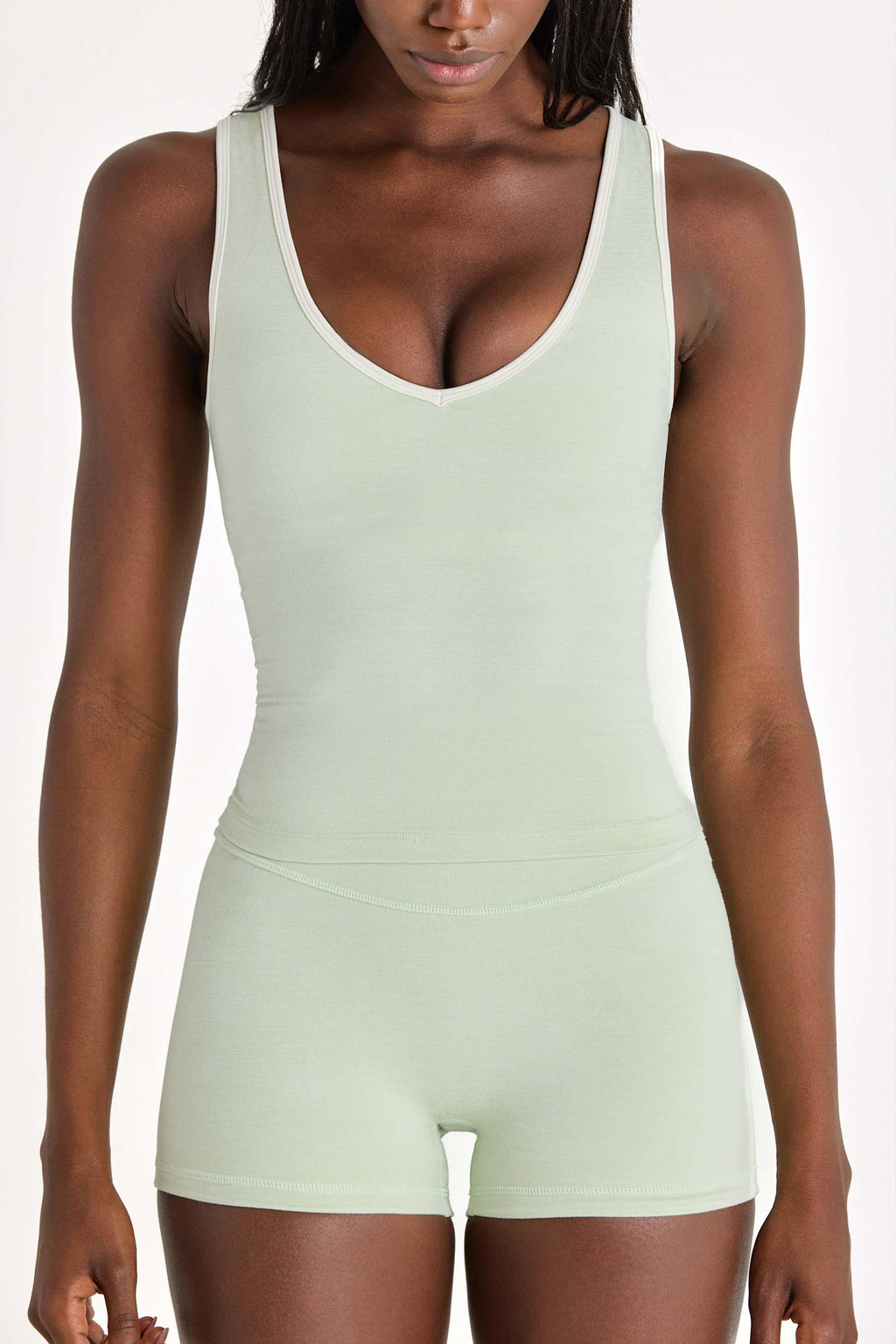 Soft Active Tank Top In Pistachio