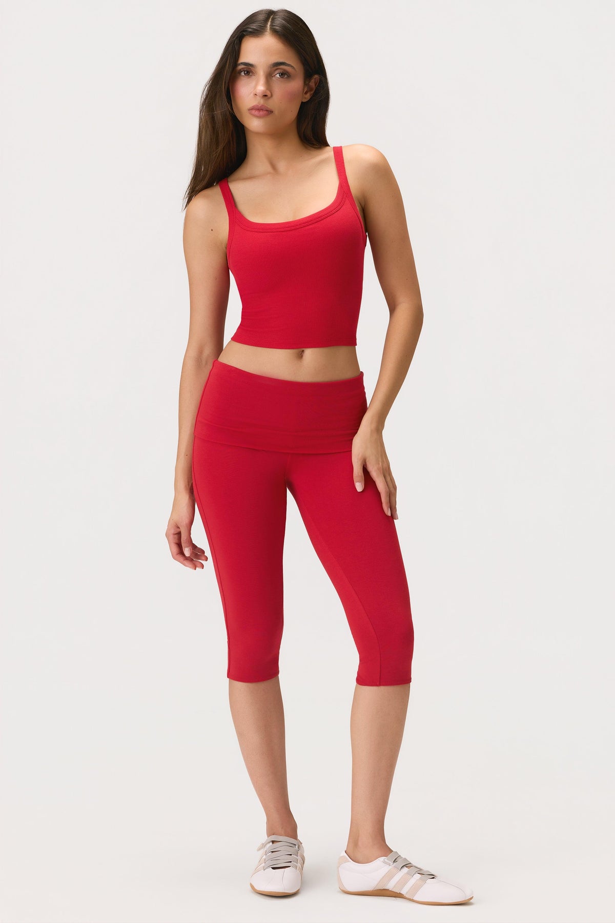 Buttercloud™ Capri Leggings In Chilli