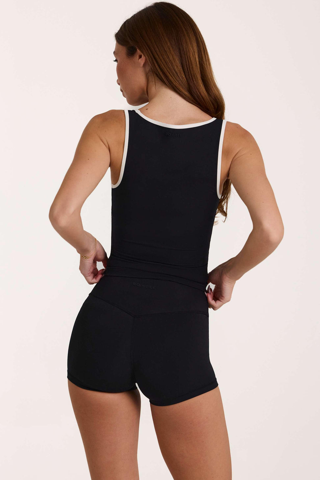 Soft Active Tank Top In Black
