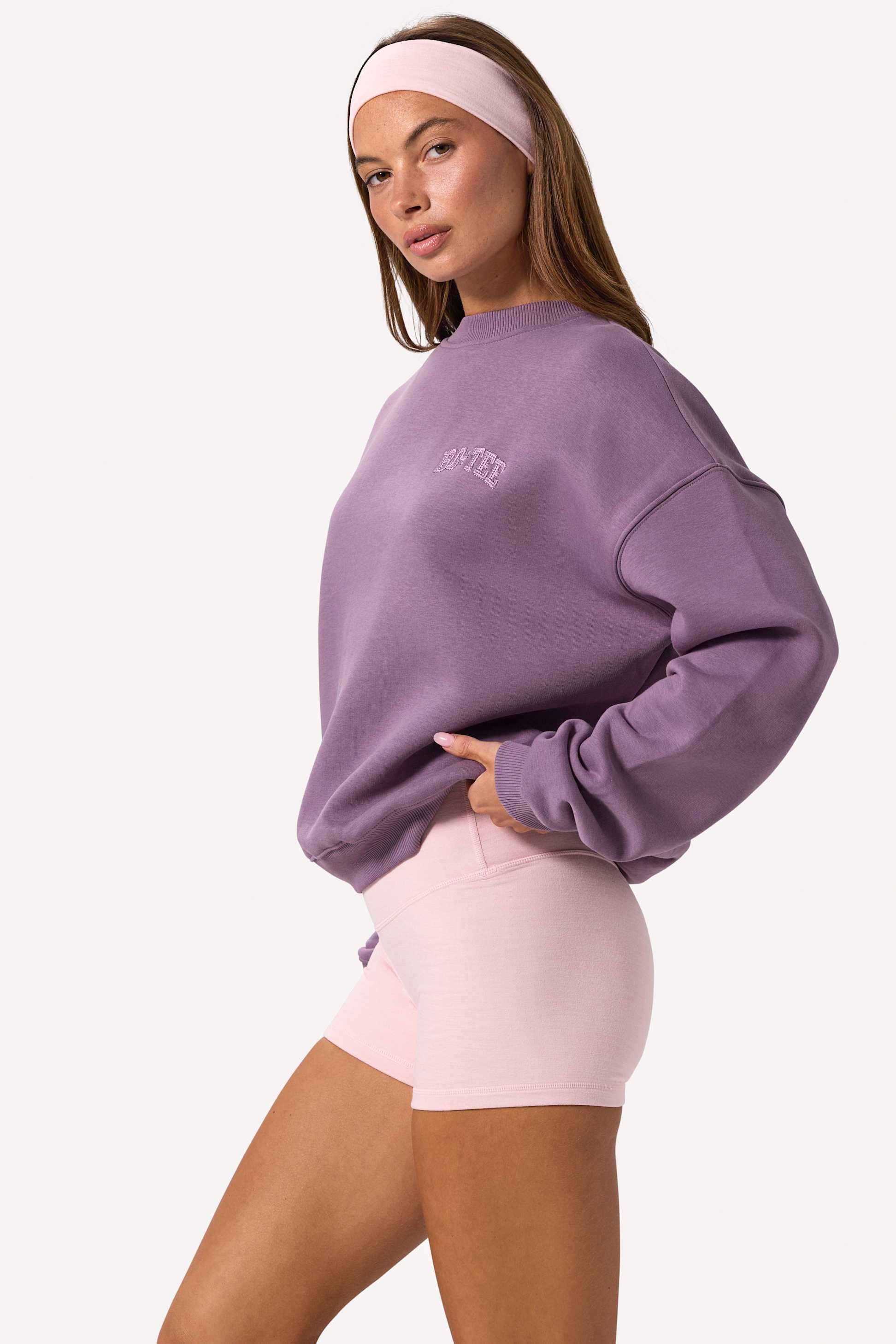 Oversized Crew-neck Jumper In Dusk