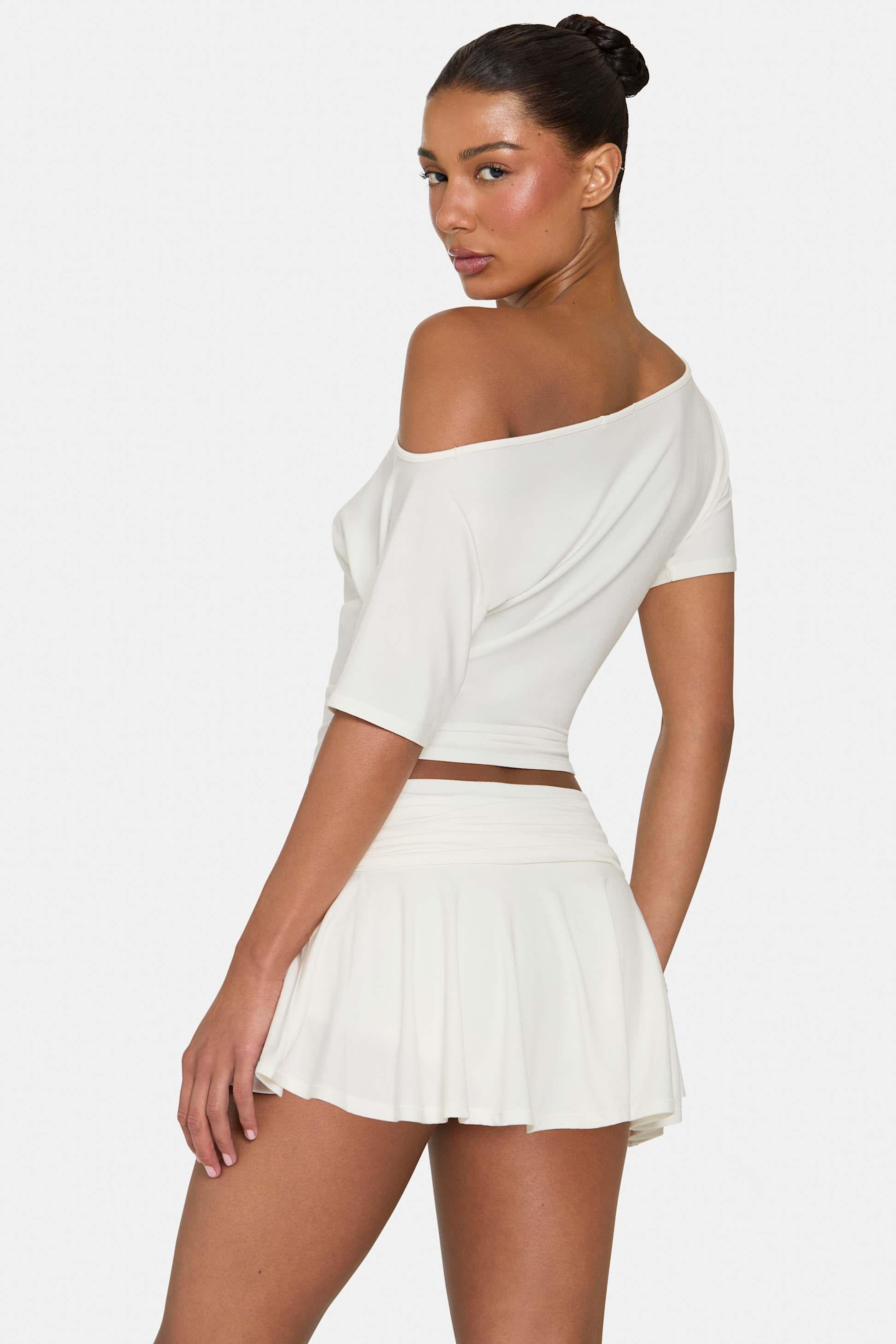 Buttercloud™ Mini Skort In Coconut
