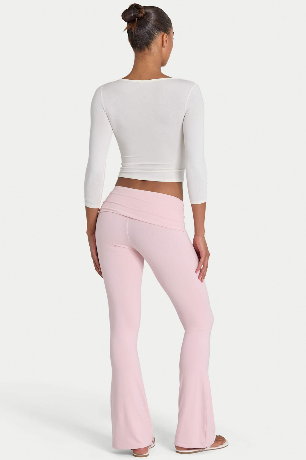 Buttercloud™ Flared Leggings In Blush