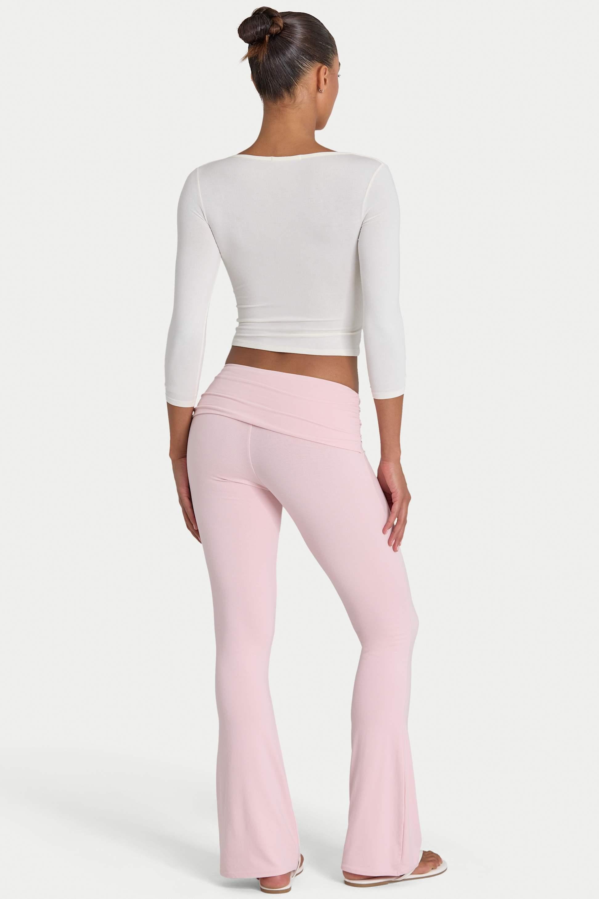 Buttercloud™ Flared Leggings In Blush