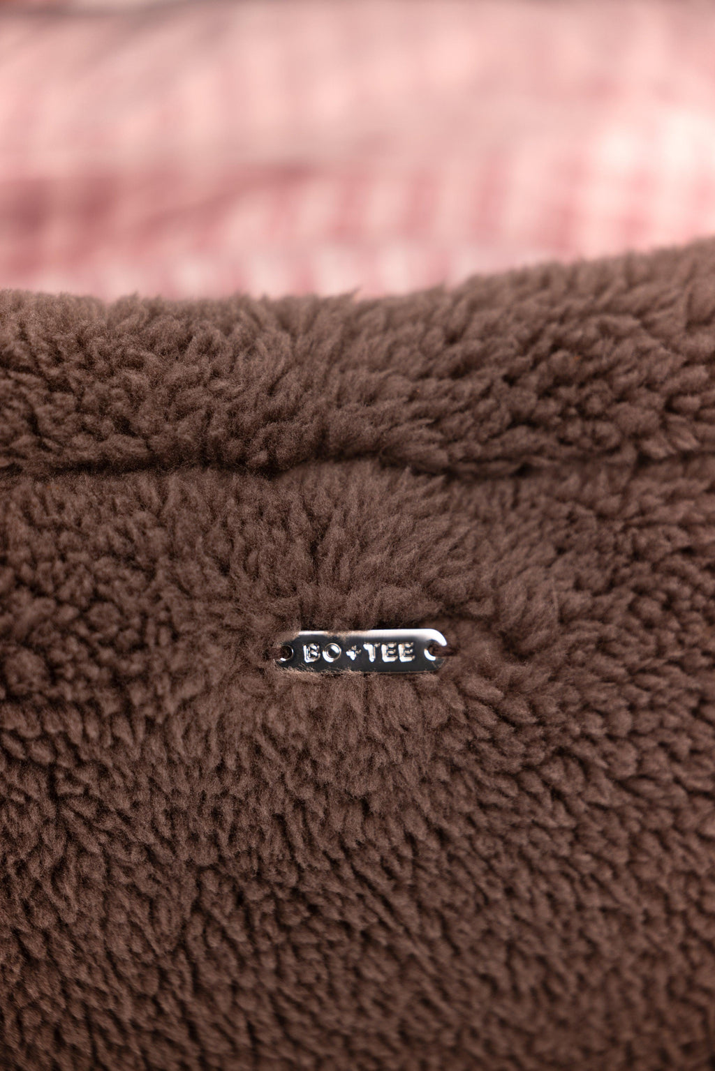 Teddy Fleece Bag In Chestnut
