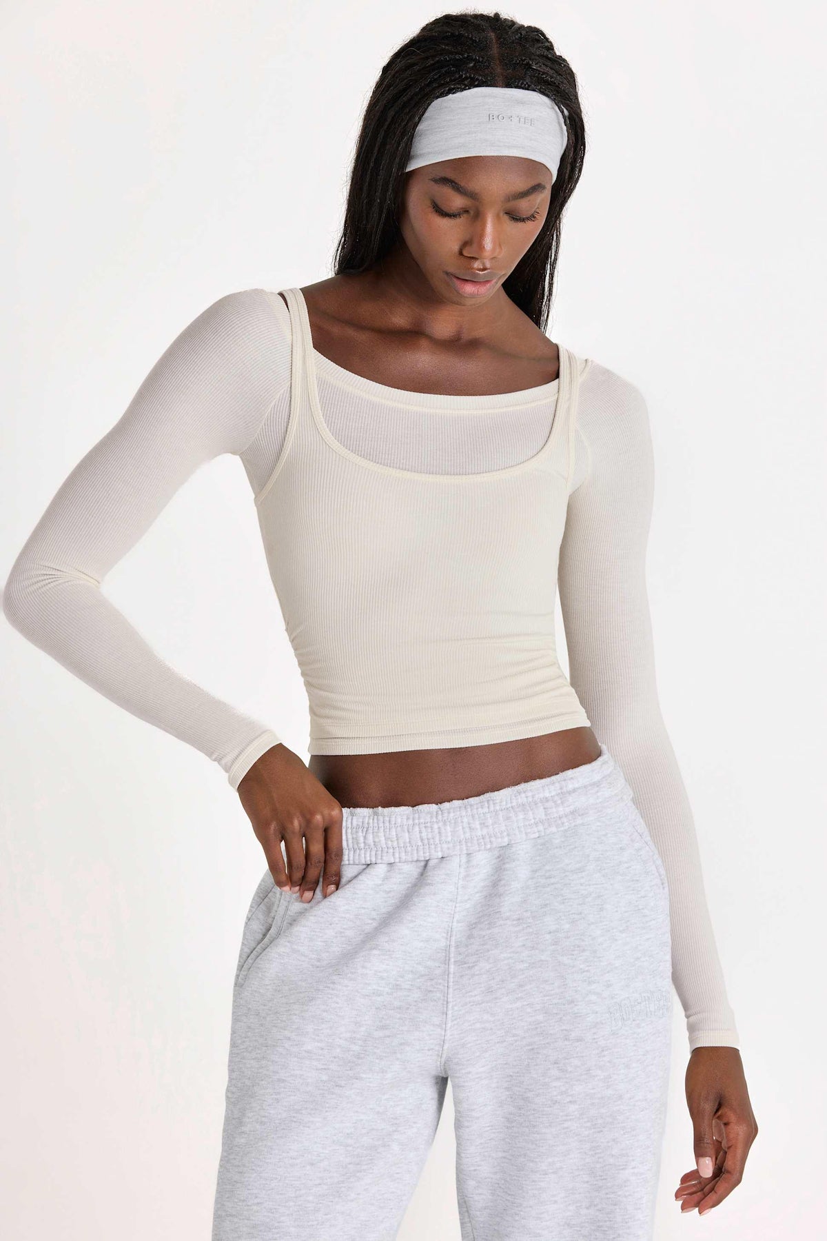Buttercloud™ Layered Top In Coconut