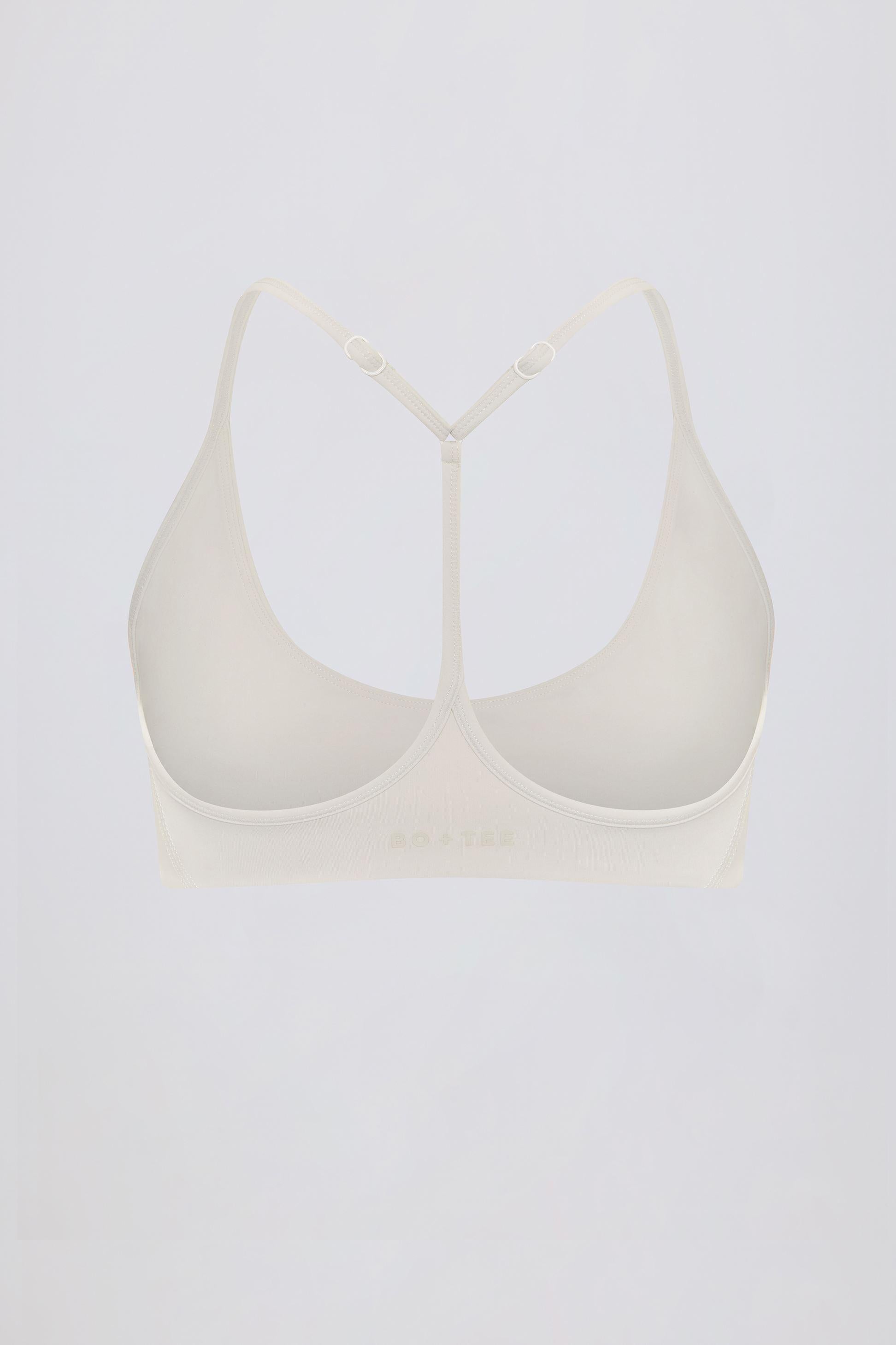 Soft Active Racerback Sports Bra In Oat