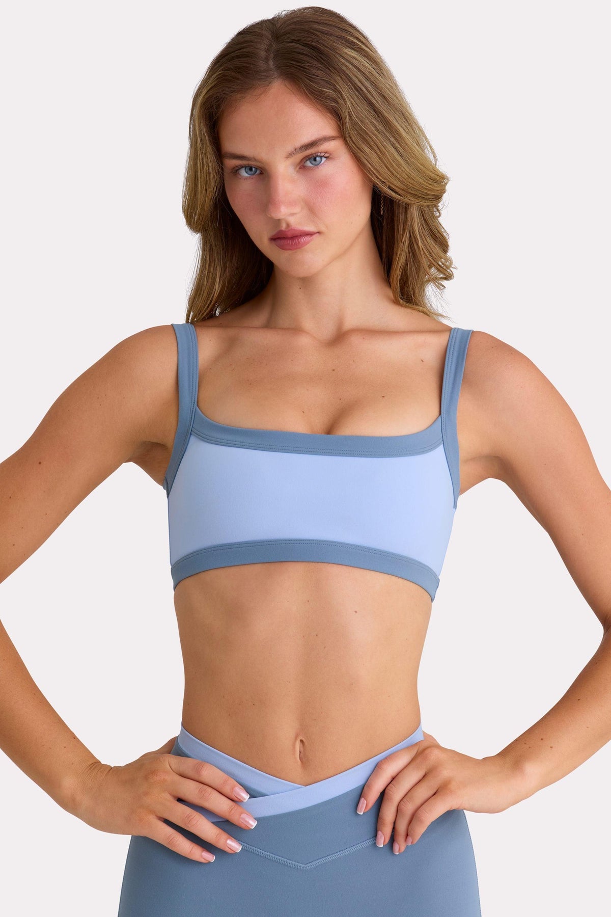 Soft Active Sports Bra In Sky