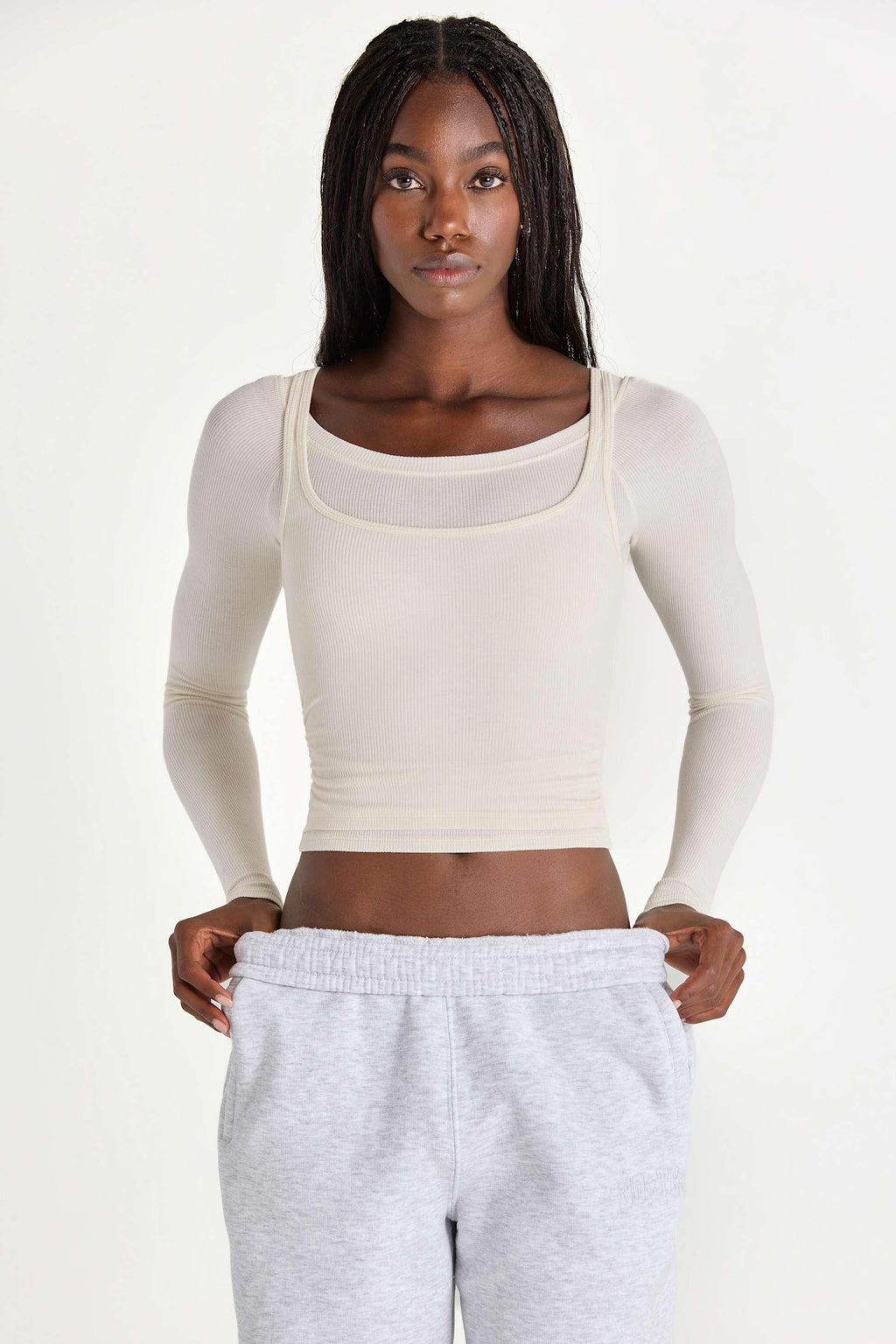 Buttercloud™ Layered Top In Coconut