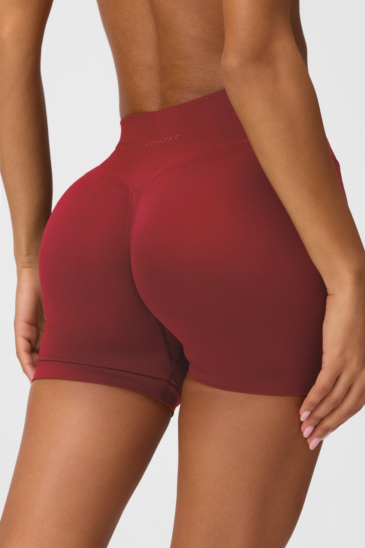 Seamless Shorts In Dark Cherry