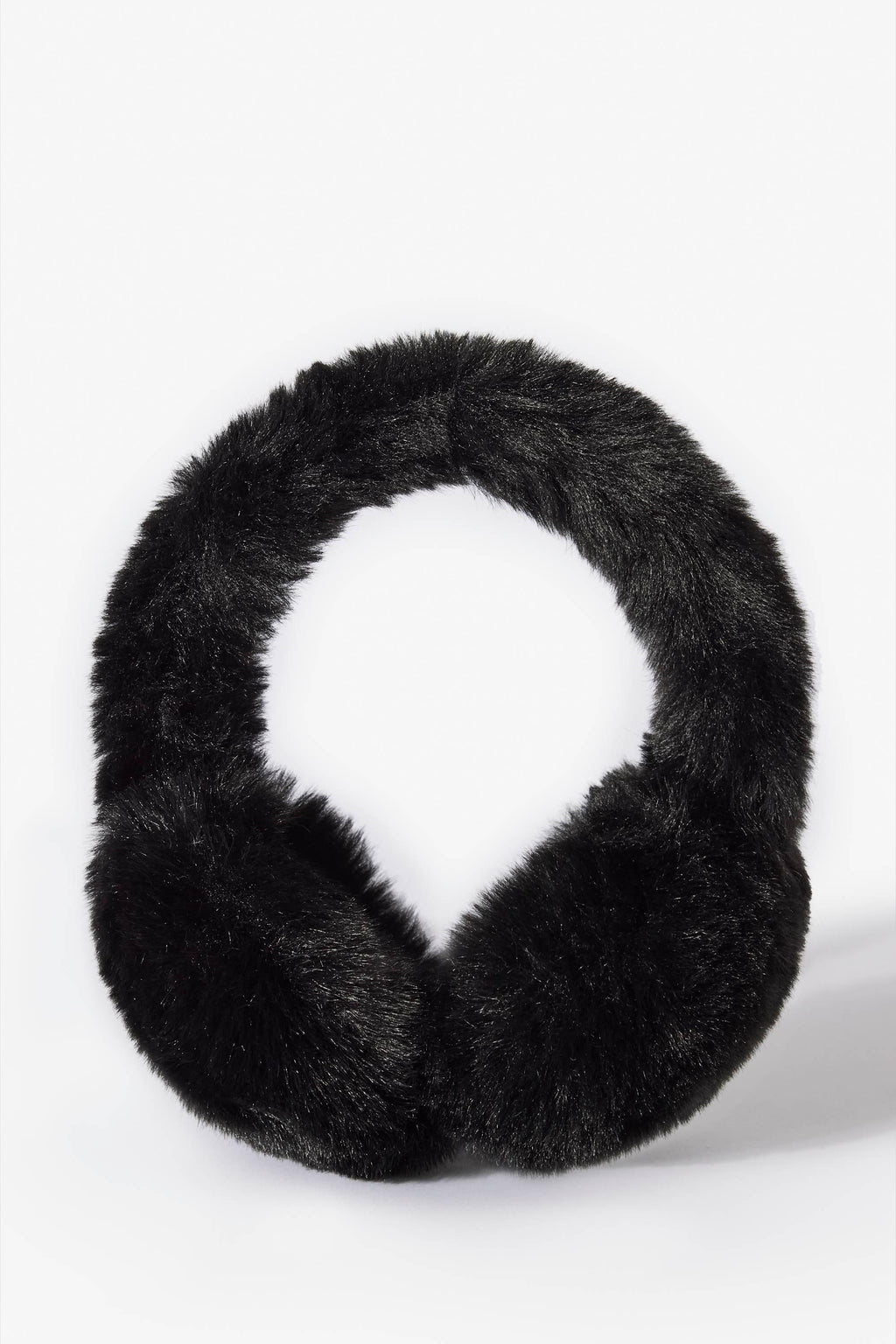 Faux-fur Earmuffs In Black