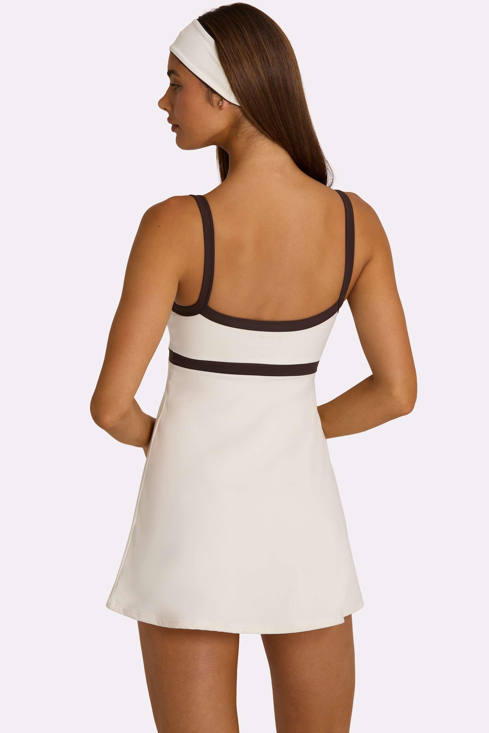 Soft Active Tennis Dress In Coconut