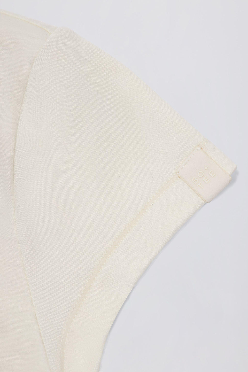Cut-out Longline T-shirt In Oat