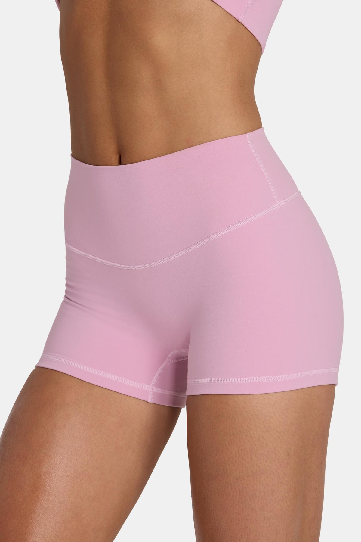 Soft Active Mini Shorts In Sweet Pink
