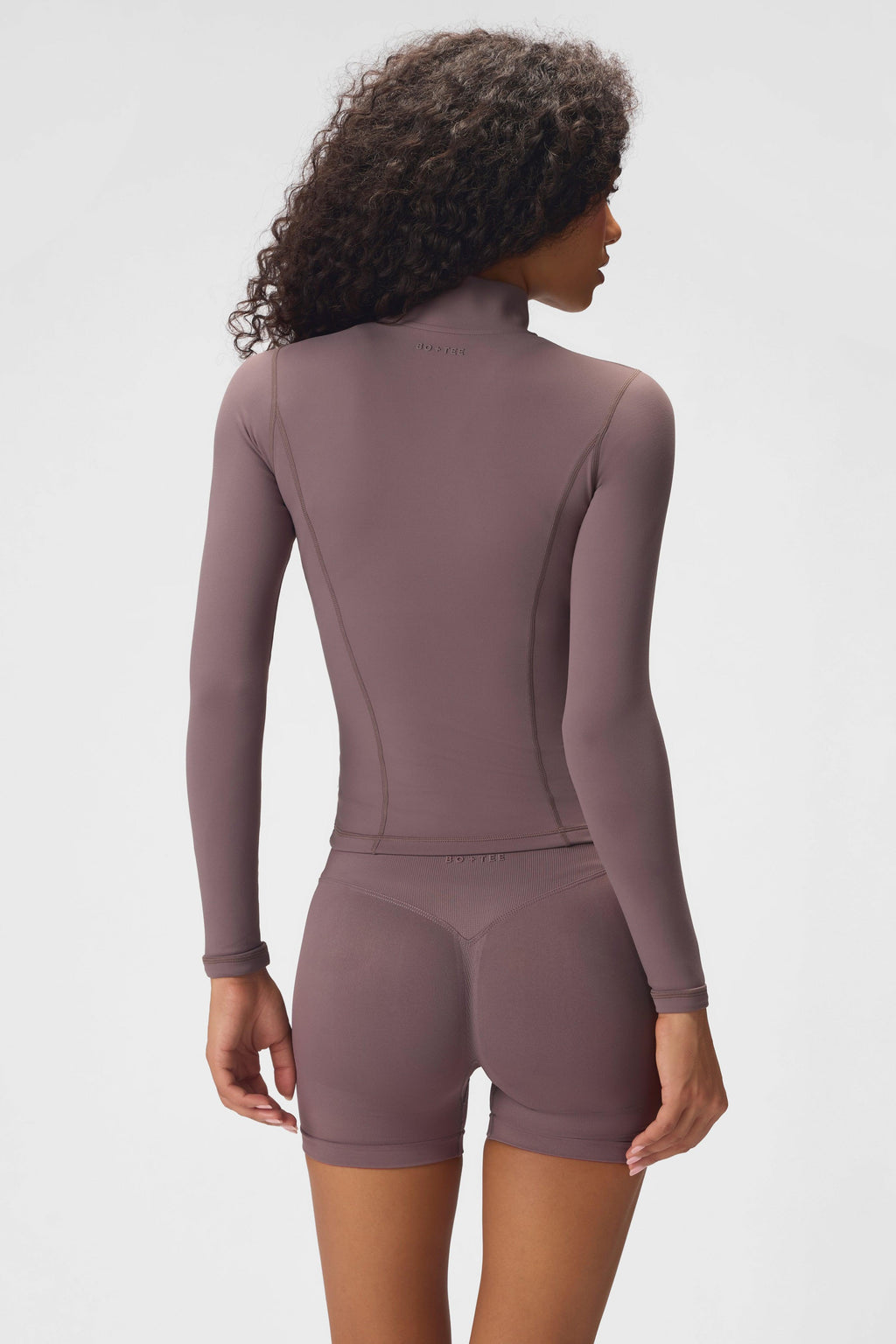 Soft Active Zip-up Jacket In Stone